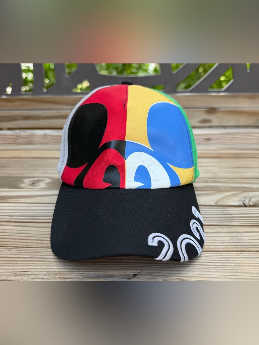 Mickey Mouse Disney World Hat Cap Strapback Youth Color Block 2021